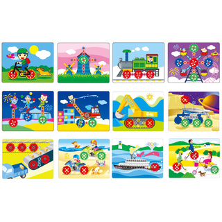 Рабочие карточки для набора "Шестеренки"