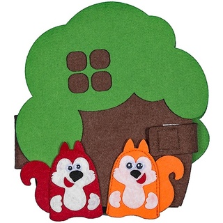 Пальчиковый театр Чудо-дом "Дерево" (фетр)