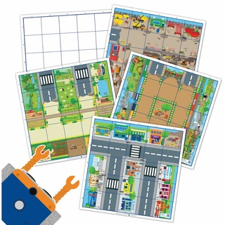 Комплект тематических полей "Городские истории с роботом Ботли" (5 элементов)