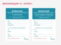 Карточки ПЭКС: листовка "Я — аутист"