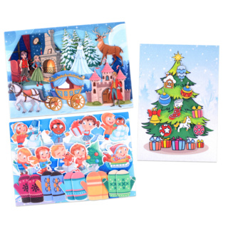 Развивающая игра из фетра "Новогодний набор"