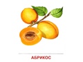Демонстрационные картинки СУПЕР. Фрукты (16 шт.) в папке